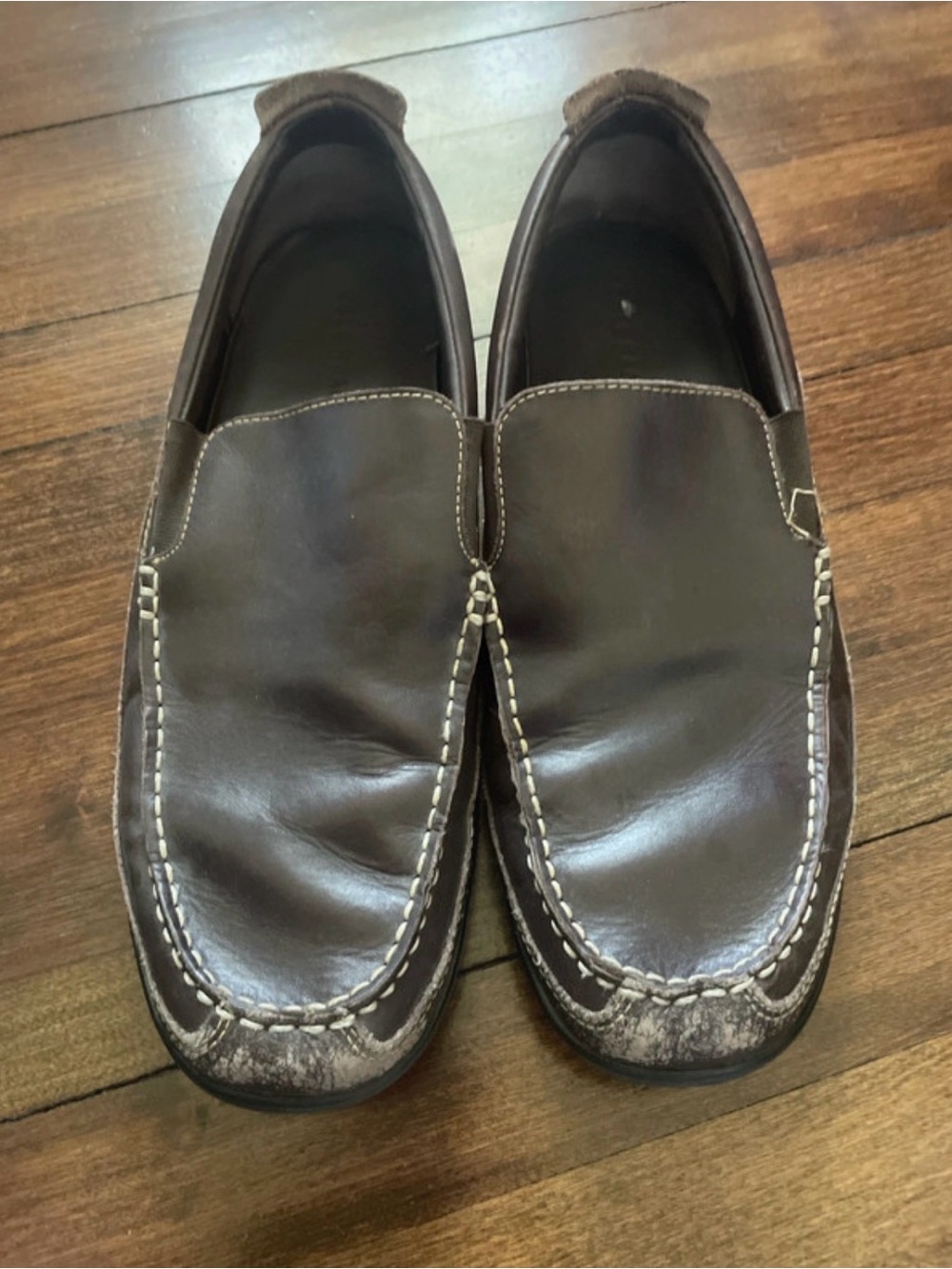Cole Haan brown leather loafers size 13